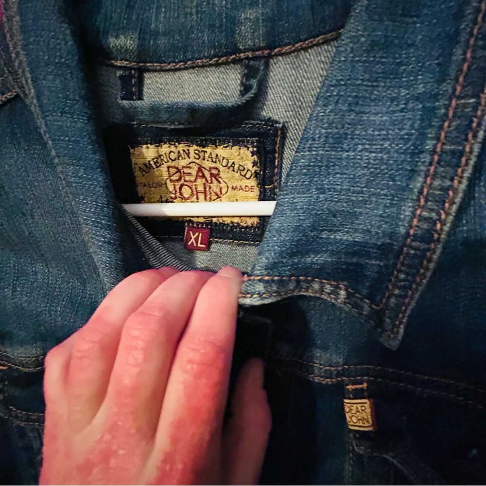 American standard Dear John blue jean jacket